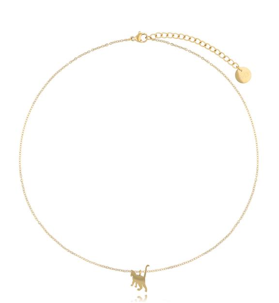 Naszyjnik złoty z kotkiem Monou NSA1081