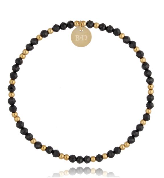 Bransoletka z obsydianem Black BSC0945