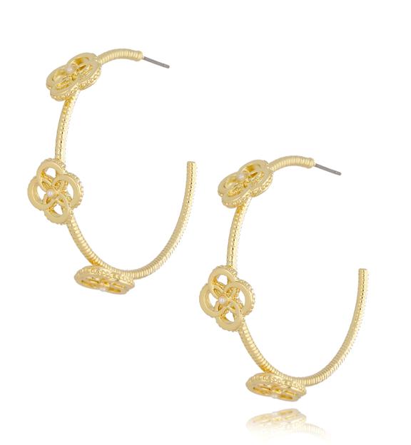 Kolczyki koła złote  KRG0683