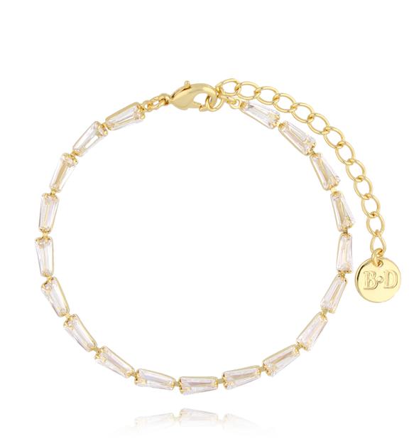 Bransoletka tenisowa z kryształami Mini Samantha  BSS0172