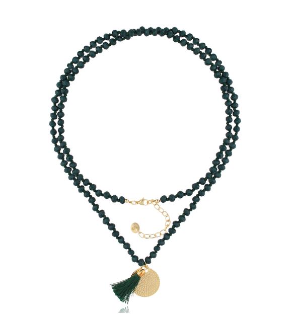 Naszyjnik długi z kryształkami Summer Song NSH0076