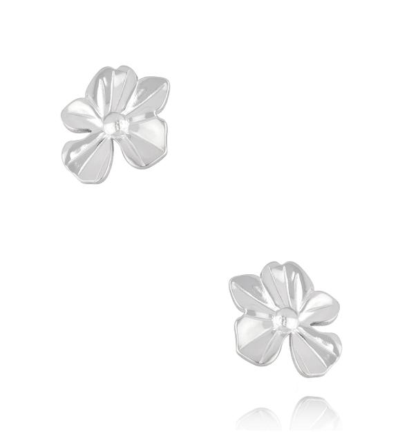 Kolczyki kwiatki srebrne Velvet Petals KSA2038