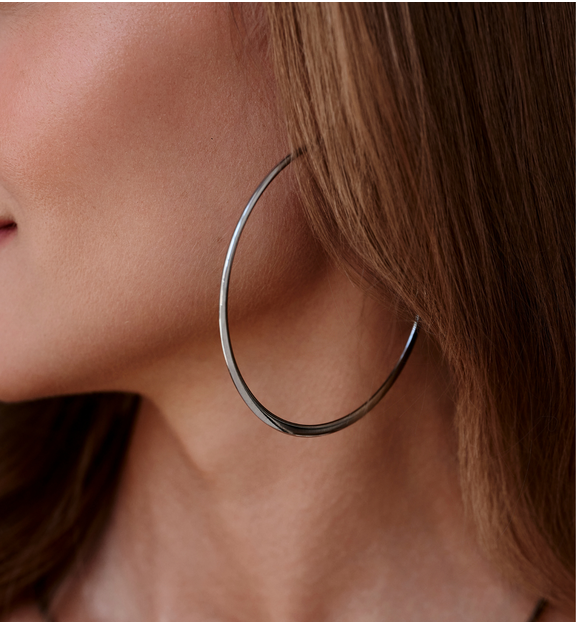 Kolczyki srebrne koła Augusta KSA1369