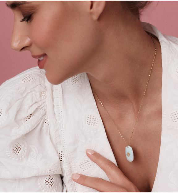 Naszyjnik z amazonitem Ubud Harmony NPA1239