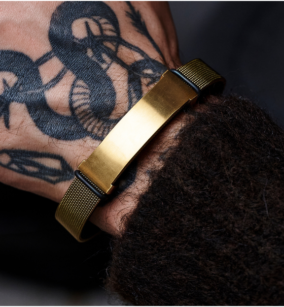 Bransoletka męska złota Fulberto BMITC0790