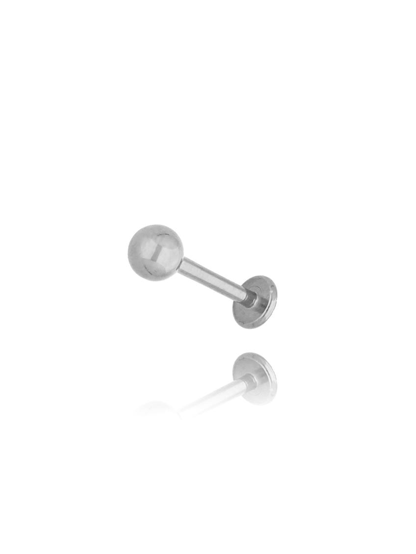 Kolczyk srebrny z kulką Piercing KSA0575