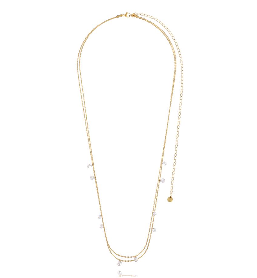 Naszyjnik na brzuch Body Chain z motylkami NSY0599