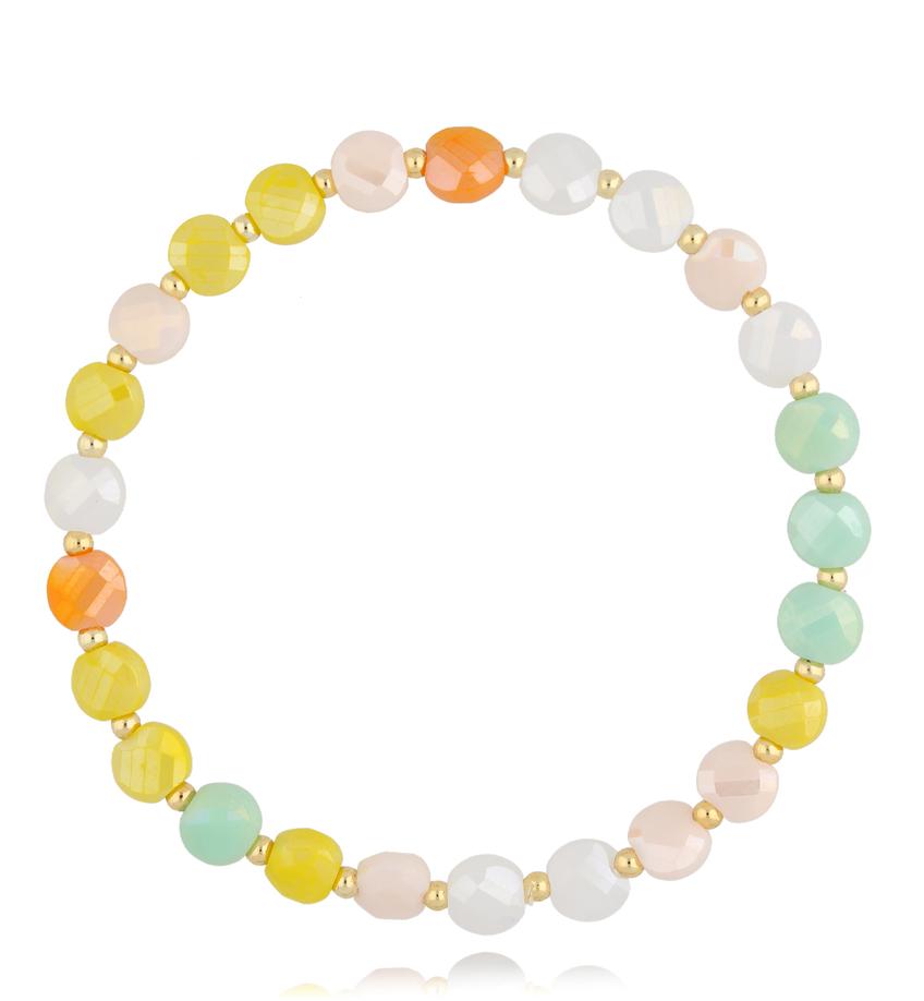 Bransoletka z kolorowymi kryształkami Colorful BCY0231