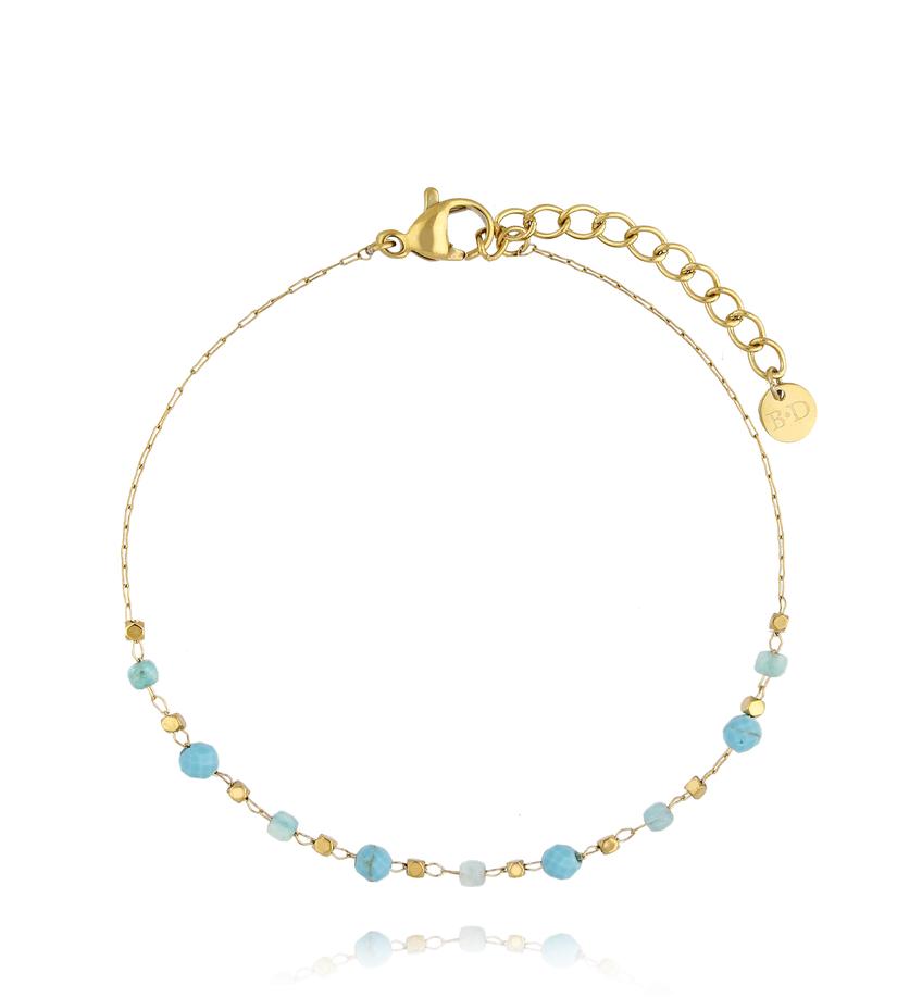 Bransoletka z amazonitami Mystique BPA0481