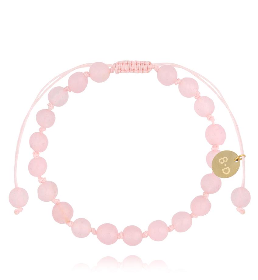 Bransoletka z różowymi jadeitami Jade BSH0152