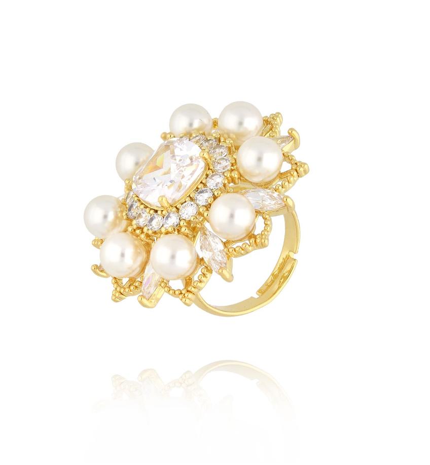 Pierścionek z perłami Pearls of Love PPE0081