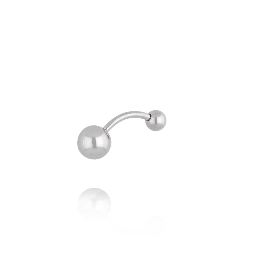 Kolczyk srebrny piercing KSA2175
