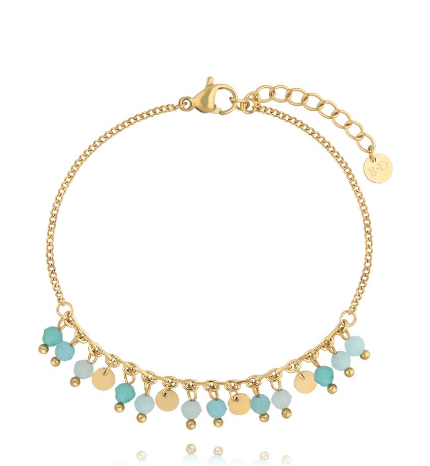 Bransoletka z amazonitami Paradise Jewels BPA0446