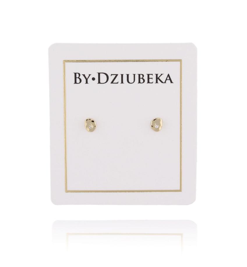 Kolczyki pozłacane z cyrkoniami KFA0015