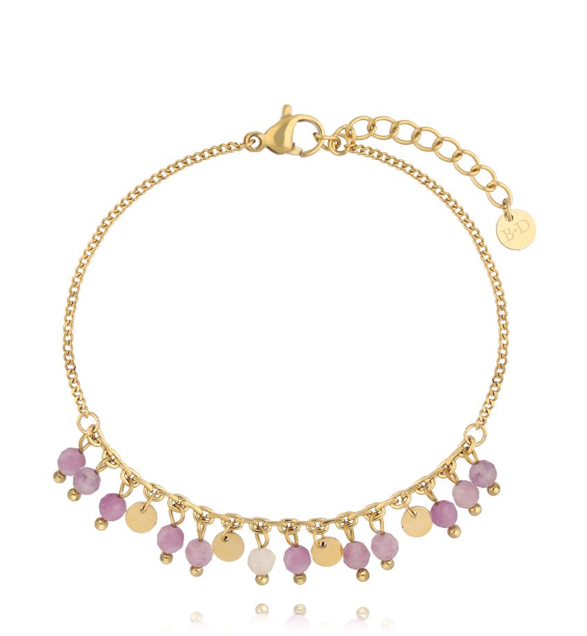 Bransoletka z ametystami Paradise Jewels BPA0448
