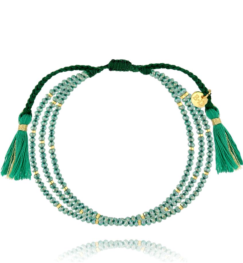 Bransoletka zielona Khalessi BSC1459