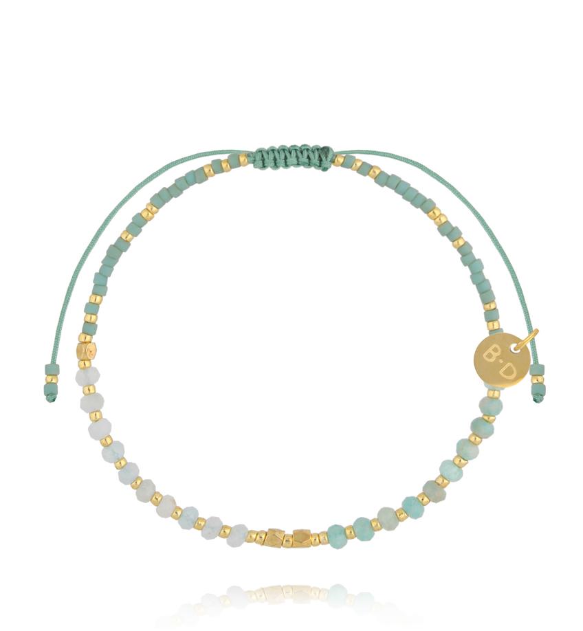 Bransoletka z amazonitami BMT0324
