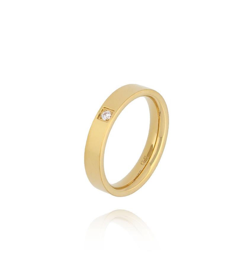 Obrączka złota z cyrkonią Forever PSA0840