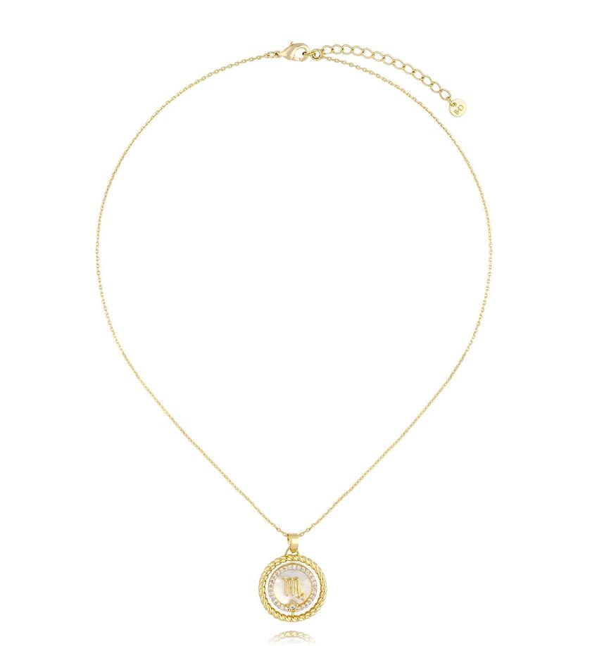 Naszyjnik znak zodiaku Skorpion NLU0039