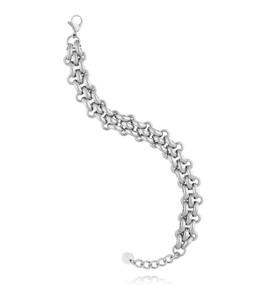 Bransoletka srebrny łańcuch BSY0323