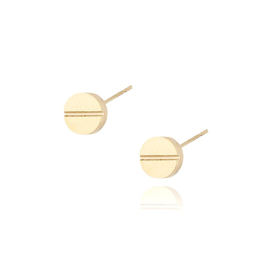 Kolczyki złote wkrętki Screw KSA0048