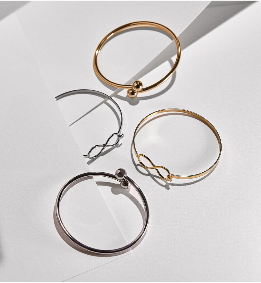 Bransoletka srebrna z nieskończonością Steel Infinity BSA0446
