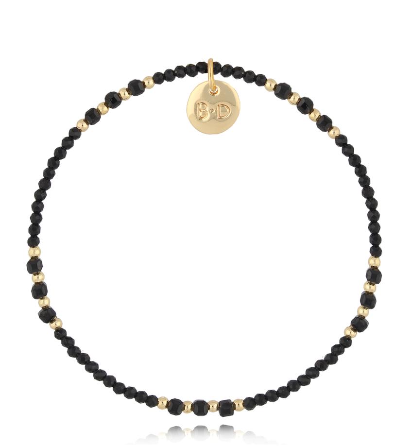 Bransoletka czarna z turmalinami Black Stone BTW2312