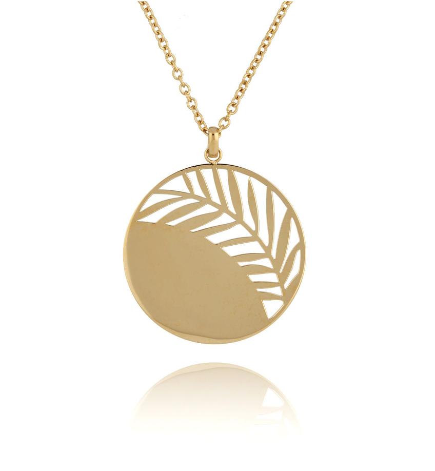 Naszyjnik Gold Leaf NSA0237