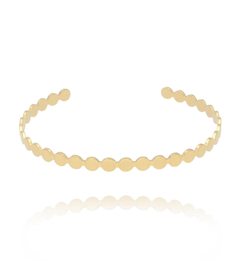 Bransoletka złota obręcz Luxe Gold BSA0635
