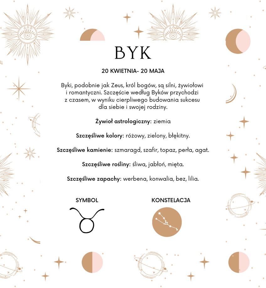 Bransoletka srebrna znak zodiaku BYK BSE0093