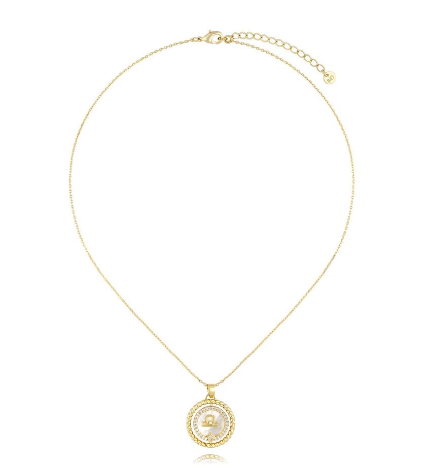Naszyjnik znak zodiaku Waga NLU0038