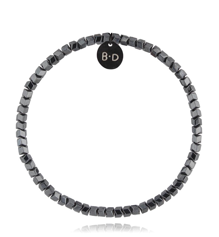 Bransoletka ze stalowymi hematytami Sparkle BTW2346