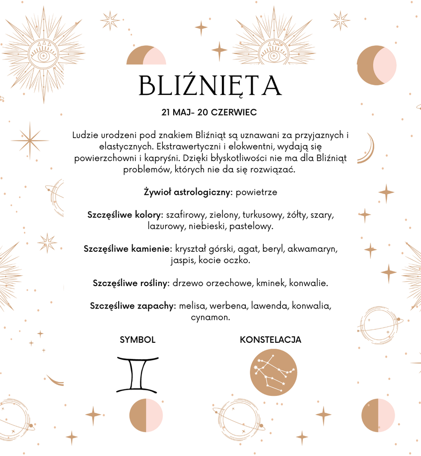 Bransoletka srebrna pozłacana znak zodiaku BLIŹNIĘTA BSE0096