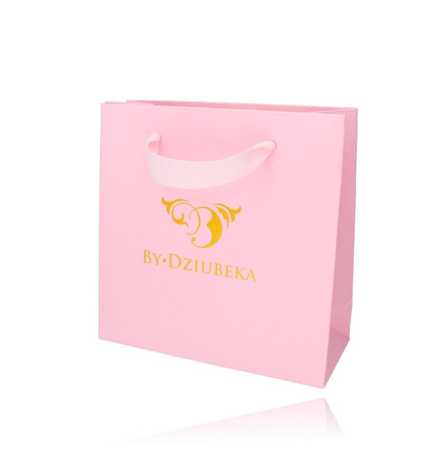 Torebka prezentowa mała różowa  OPA0161