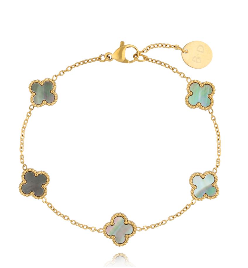 Bransoletka z koniczynkami Clovers BSY0091