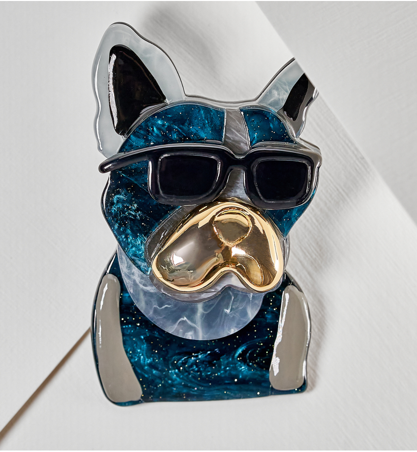 Broszka z Bulldogiem Finn BRZA0010