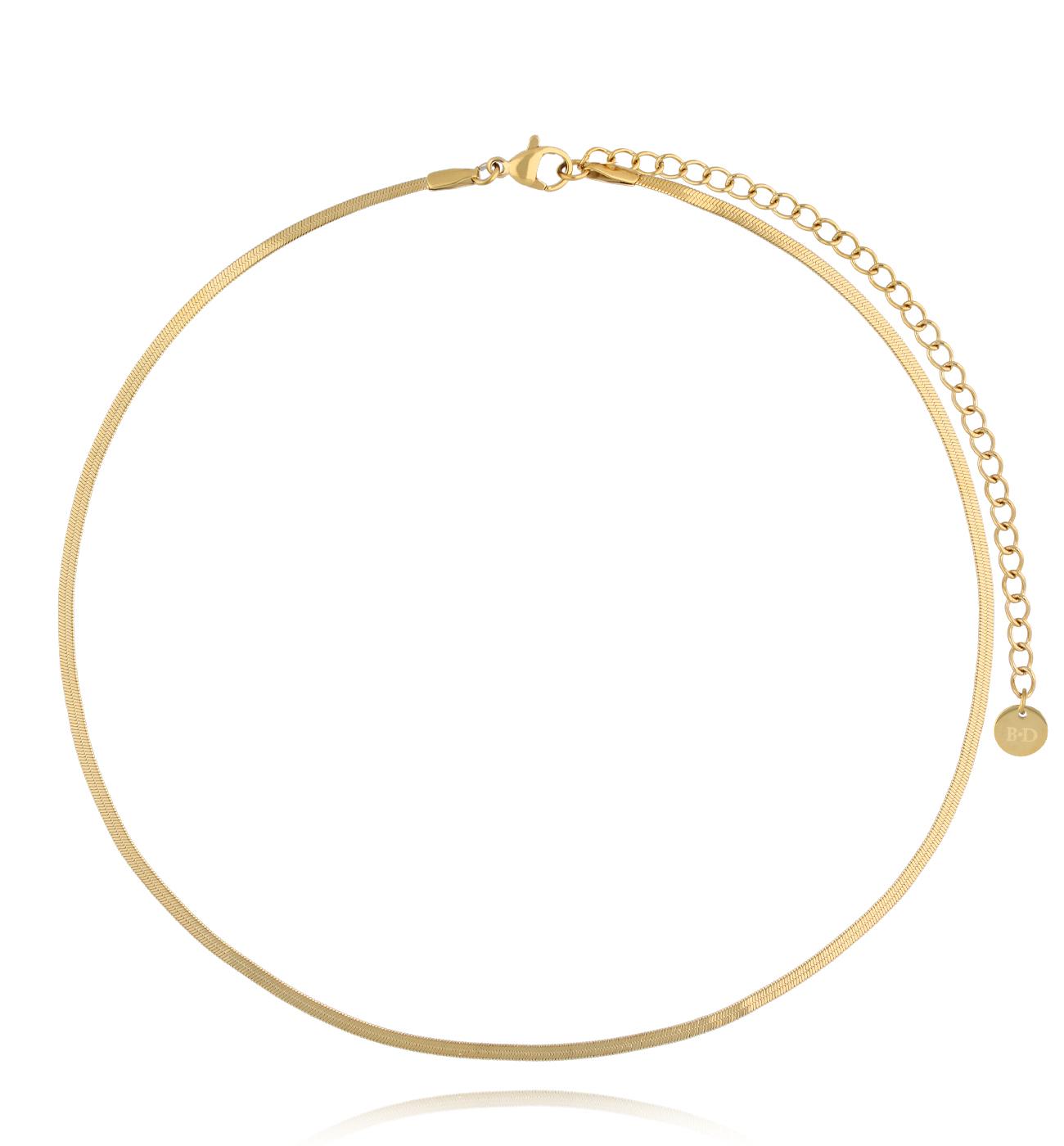 Naszyjnik żmijka cienka złota NSA1351 – By Dziubeka